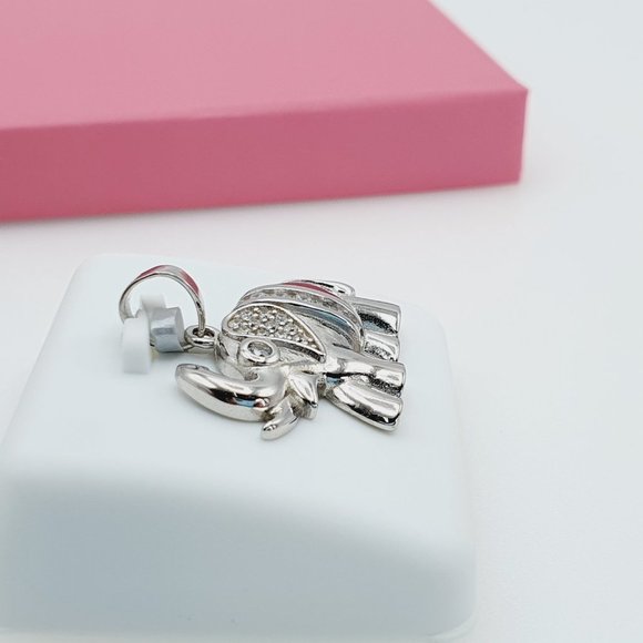 925 Sterling Silver Cubic Zirconia Pendant, U19254483 - Picture 11 of 11